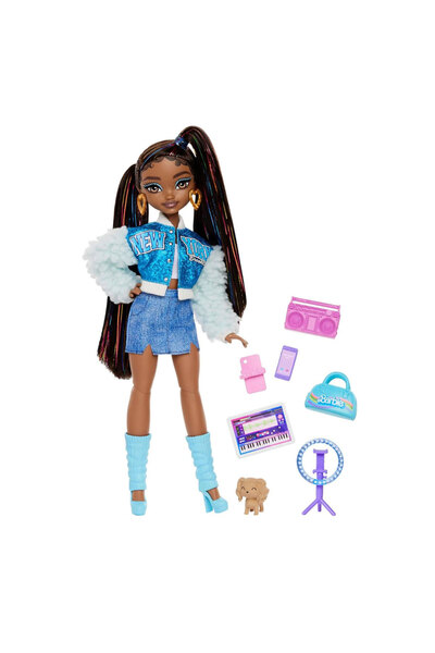 Barbie Dream Besties™ Barbie 'Brooklyn' bebek ve aksesuarları Barbie Rüya Arkadaşlar Brooklyn HYC22