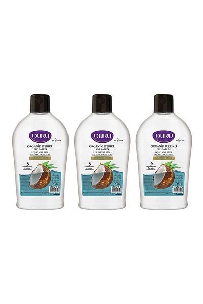 Duru Coconut Liquid Soap with Organic Content 1500 ml 3Pcs