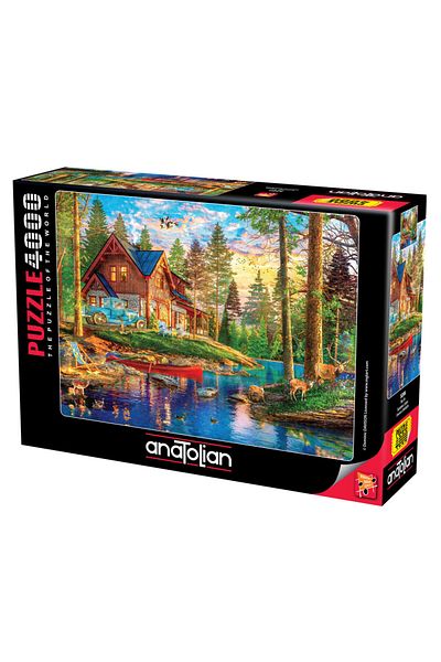 Anatolian Puzzle 4000 Parça Taş Ev 5206