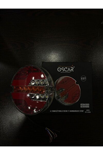 BAYUN Y Model Stop Lamba Sabit Sinyal Hamburger 12 Volt Polikarbon Kırılmaz Cam