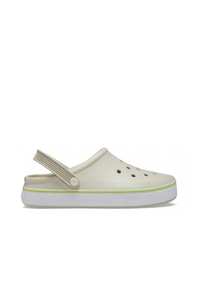 Crocs Off Court Clog - Women's Ecru Slippers