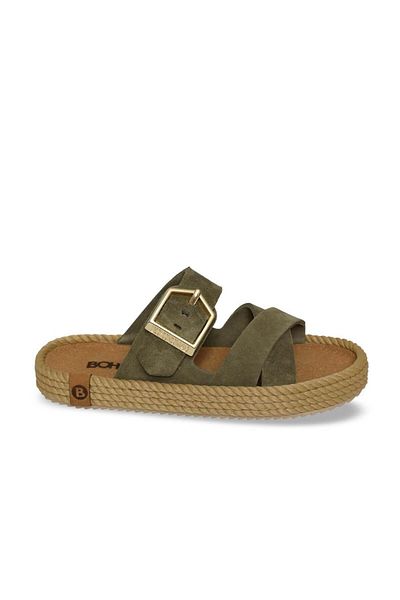 Bohonomad KHaki Sevilla Women's Slippers