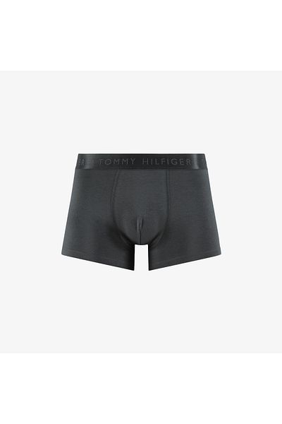 Tommy Hilfiger Trunk 3 Pack Black Banded pánské černo/šedé boxerky