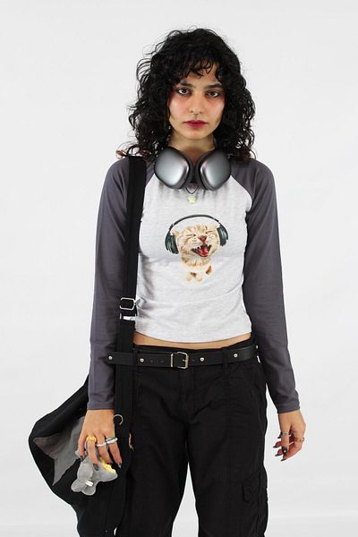 Carpe Music Cat Full Length Blouse