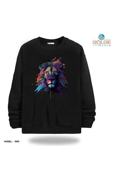 Gölge Store Fun and Cute - Cute Cases of Paw Friends - Crew Neck Unisex Slimfit Sweatshirt
