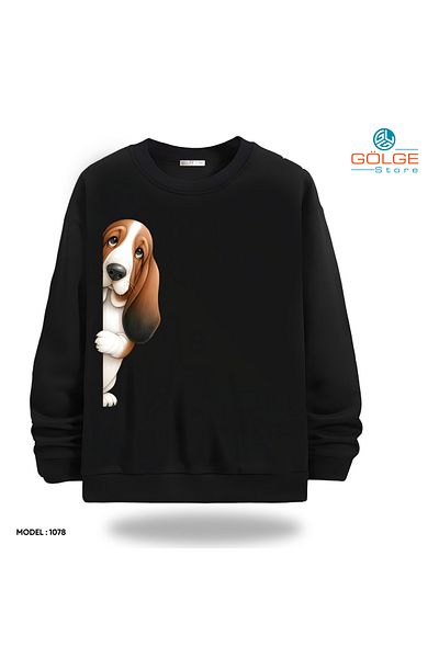 Gölge Store Διασκεδαστικό και χαριτωμένο - Χαριτωμένα αίθουσες φίλων με πόδια - Φούτερ Unisex Slimfit Crew Neck