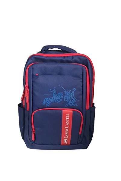 Faber Castell Line Çocuk Okul Sırt Çantası Lacivert-Kırmızı