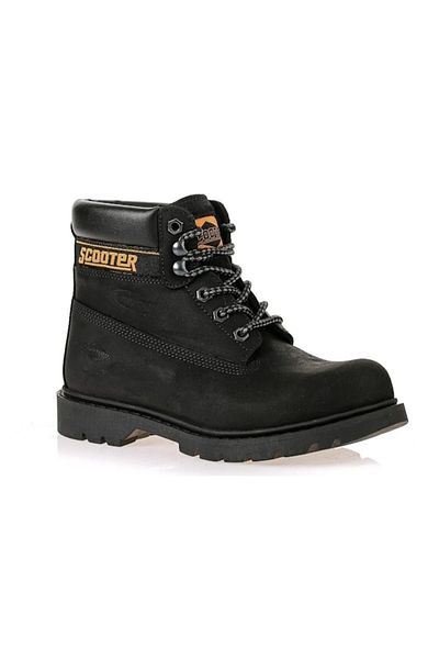 Scooter S-5130Ns Black Nubuck Leather Waterproof Unisex Boots