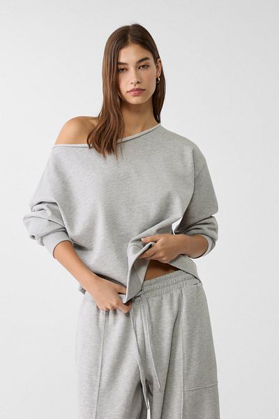 Stradivarius Bisiklet yaka sweatshirt
