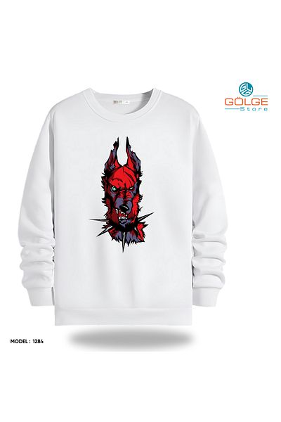 Gölge Store Unisex Slimfit Crew Neck Streetwear Sweatshirt