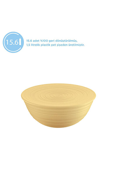 GUZZİNİ Guzzini Tierra Xl Kapaklı Salata Kasesi Sarı