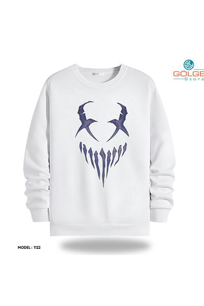 Gölge Store Unisex Slimfit Crew Neck Streetwear Sweatshirt