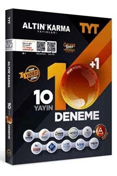Altın Karma Yayınları 2025 TYT 10+1 Deneme Seti YENİ