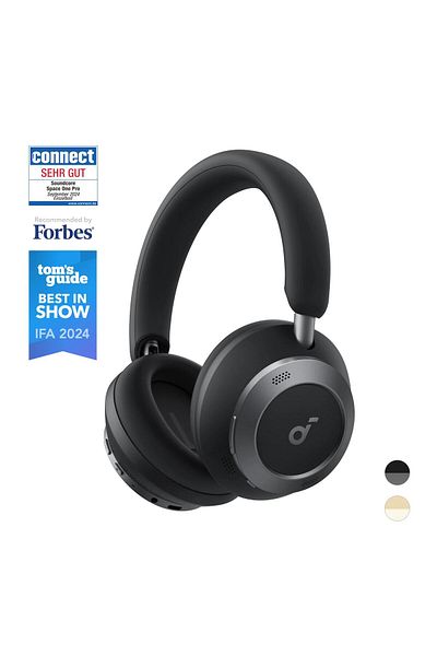 Anker Soundcore Space One Pro Foldable over Ear Bluetooth Headset - Black - A3062
