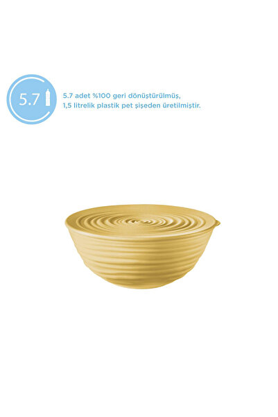 GUZZİNİ Guzzini Tierra M Kapaklı Salata Kasesi Sarı