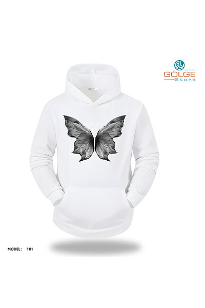 Gölge Store Refletează-ți stilul cu hanoracele în stil streetwear |   Hanorac slimfit unisex cu glugă