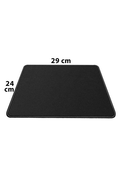 Beatitude Mousepad 24X29 cm Black Non-Slip Base Office Desktop Pad Mini Waterproof Mausepad Keyboard