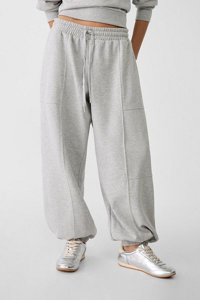 Stradivarius Cotton Balloon Fit Jogger Pants