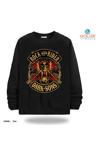 Gölge Store Carry Your Motor Soul on Sweatshirt! |   Crew Neck Unisex Slimfit Sweatshirt