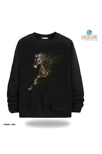 Gölge Store Fun and Cute - Cute Cases of Paw Friends - Crew Neck Unisex Slimfit Sweatshirt