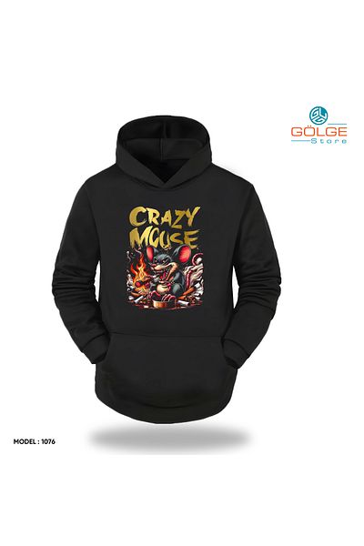 Gölge Store Сладки ситуации на приятели с лапи - Забавен и сладък унисекс суитшърт с качулка Slimfit