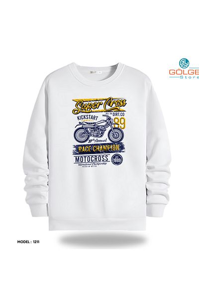 Gölge Store Μεταφερείτε την ψυχή του κινητήρα στο φούτερ! |   Φούτερ Crew Neck Unisex Slimfit