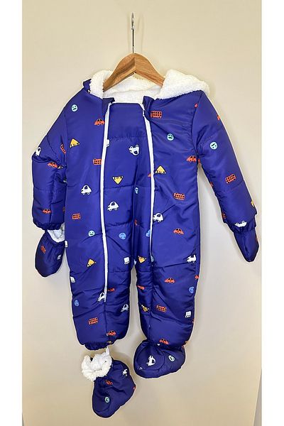 Lorasina Baby Men's Astronaut Jumpsuit Coat - Car