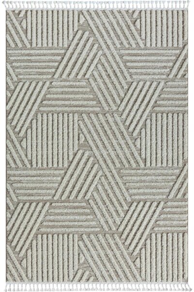 Karmen Halı Loop Lp006a Bej Halı Dekoratif Sisal Bukle Tozsuz Antialerjik Mod...