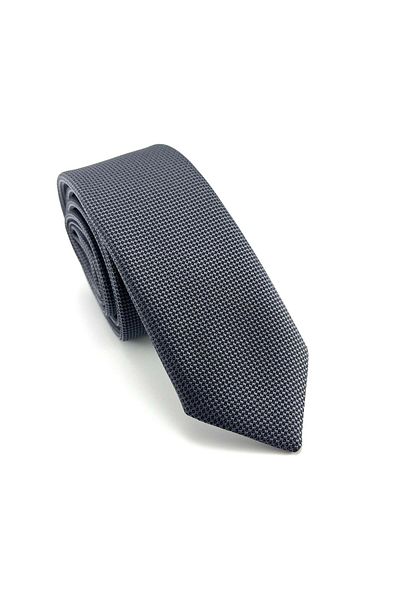 PİERRONİ Smoked Oxford Pattern Slim Tie