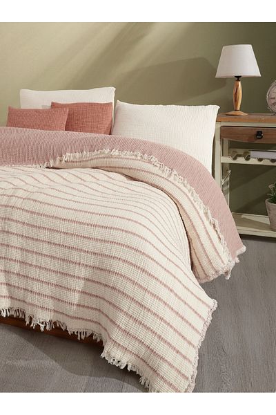 luxtex 5 Layer, Padded Muslin Blanket, Multi-Purpose Blanket Double 200 X 220 cm