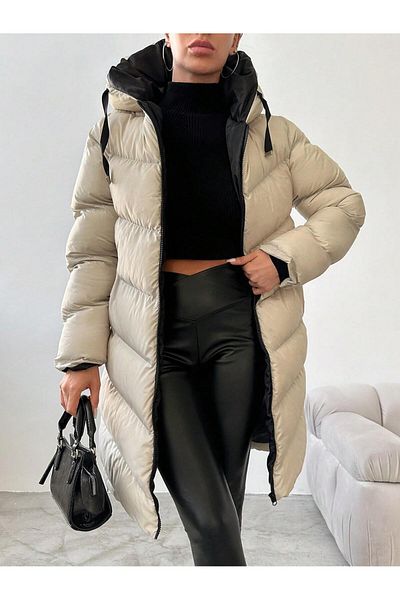 EMİRA LİFE ΦΟΥΚΩΤΟ ΠΑΛΤΟ ΜΕ ΦΕΡΜΟΥΑΡ ΠΛΕΥΡΑ