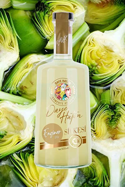DAYE HATUN Urla Enginar Sirkesi / Artichoke Vinegar (doğal Fermente Canlı Sirke / Nat. Ferm. / 500 Ml)