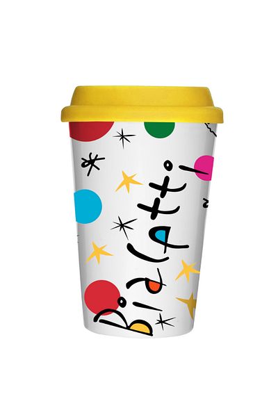 Bialetti Miro Porcelain Take Away Mug with Lid