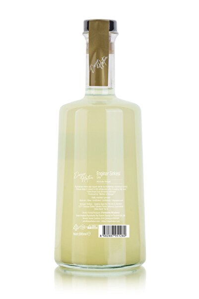 DAYE HATUN Urla Enginar Sirkesi / Artichoke Vinegar (doğal Fermente Canlı Sirke / Nat. Ferm. / 500 Ml)