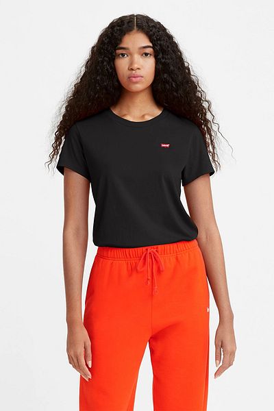 Levi's Tricou negru The Perfect Tee pentru femei - A4917-0000