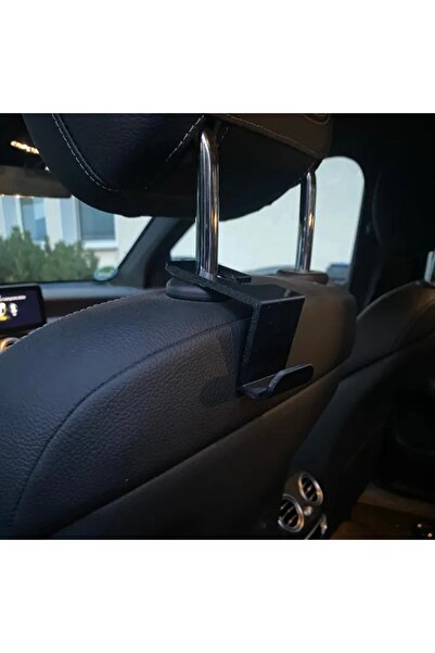 Bonolupo علاقة ظهر لمقعد السيارة - رمادي قطعة واحدة (بلاستيك حيوي)