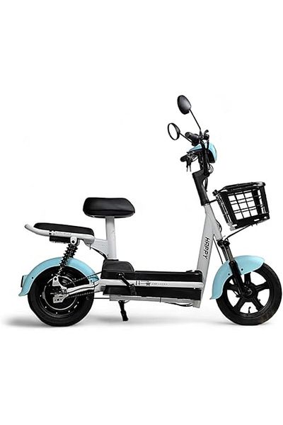 ALBADER Electric Scooter V25, Max Speed 30-40 Km/h Range 35-km 48v With 4 Batteries, 2 Seats
