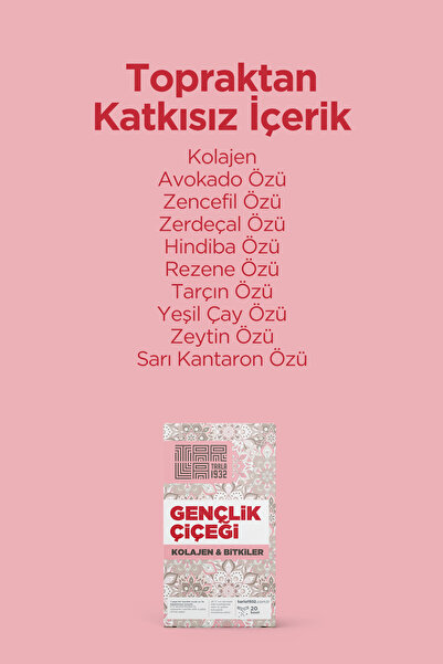 Tarla 1932 Gençlik Çiçeği - Kolajen Ve Bitkiler Içeren Benzersiz Formül / Sıfır Kimyasal