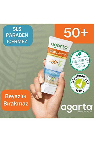 Agarta Güneş Kremi SPF 50+ 100 ml Yetişkin