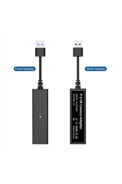 Choice محول كابل الواقع الافتراضي من Aolion باللون الأسود لجهاز PS5 ووحدة التحكم PS5 وموصل كاميرا USB 3.0 صغير لألعاب PS Vr