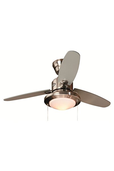 Hunter Fan Merced Fırçalanmış Nikel 112 cm Aydınlatmalı Tavan Vantilatörü
