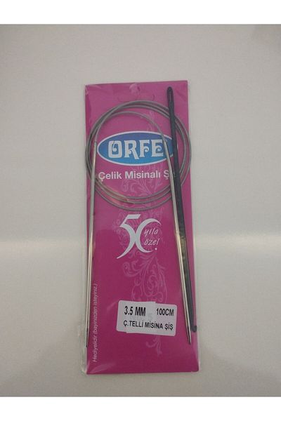 ORFE Steel Wire Line Skewer Size 3.5 (3.5MM) 100 Cm (TWO Skewer Intermediate Dimension 100 CM.)