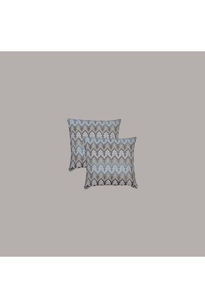 Donetella 2- Piece Modern 45x45 Throw Pillow Cover -,Decorative Covers for Cushions, Filling Not Included