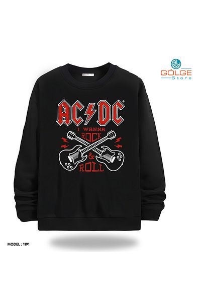 Gölge Store Infinite Rock Spirit: Metallica Image Sweatshirt Now in Stock |   Crew Neck Unisex Slimfit