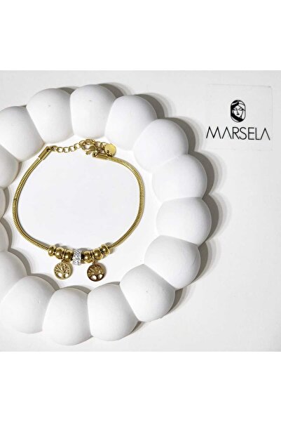 Lujo سوار من الفولاذ على شكل ندفة الثلج