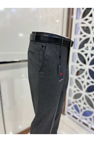 Torero ÇİZGİLİ KUMAŞ PANTOLON DİZASTARLI YÜKSEK KALİTE