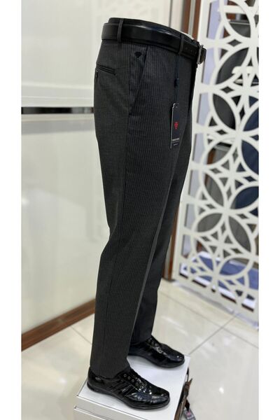 Torero ÇİZGİLİ KUMAŞ PANTOLON DİZASTARLI YÜKSEK KALİTE