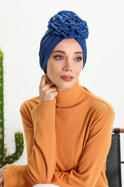 Aisha's Design Winter Rose Bonnet Turban - B-21Rb