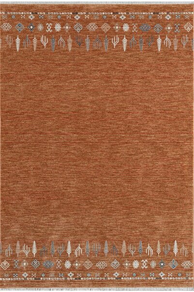 Royal Halı Armonika Yt03d Bakır Multi Antialerjik Yumuşak Dokulu Modern Etnik Halı Karademir Home