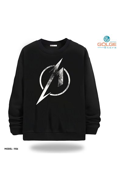Gölge Store Endless Rock Spirit: Φούτερ με εικόνα Metallica Σε απόθεμα τώρα |   Ποδηλατικός λαιμός Unisex Slimfit